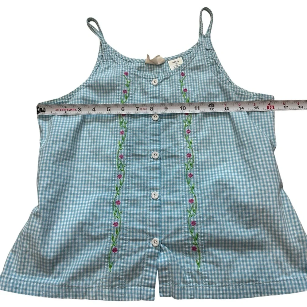 L.L Kids by L.L bean button‎ up little girls top size 18